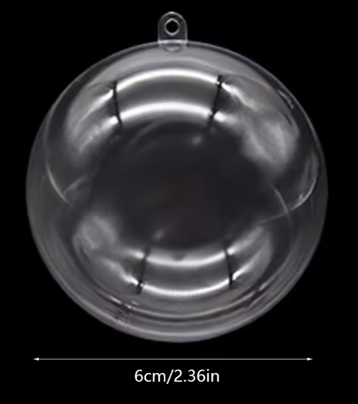 DIY Christmas Balls - 10pcs