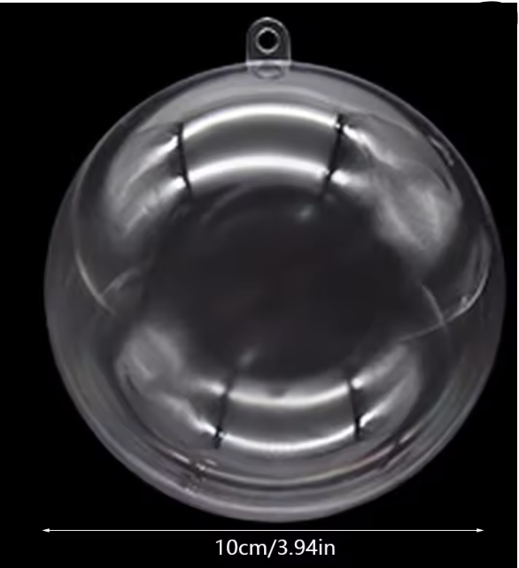 DIY Christmas Balls - 10pcs