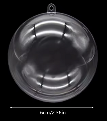 DIY Christmas Balls - 10pcs