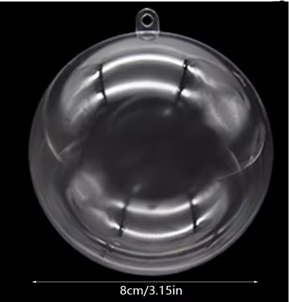 DIY Christmas Balls - 10pcs