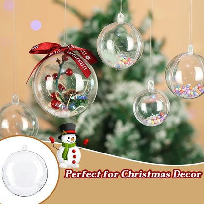 DIY Christmas Balls - 10pcs