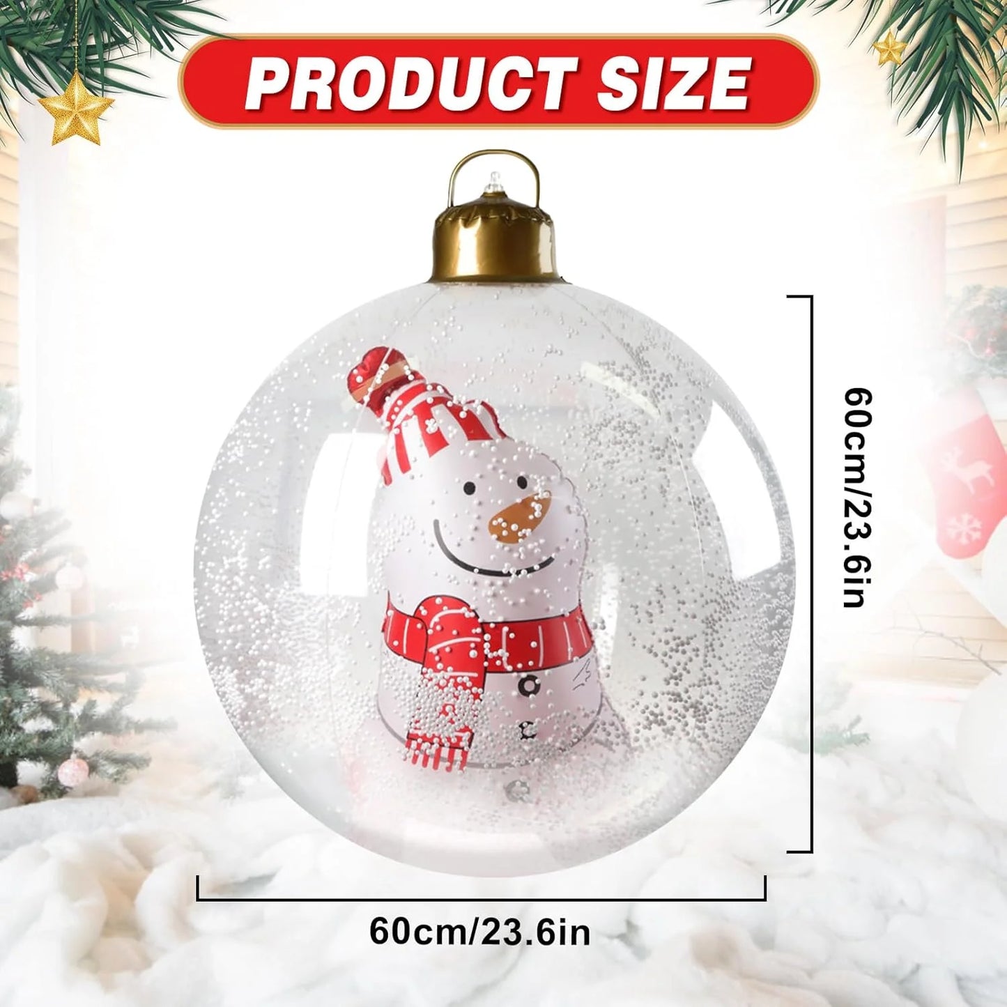 Giant Inflatable Christmas Ornament Ball