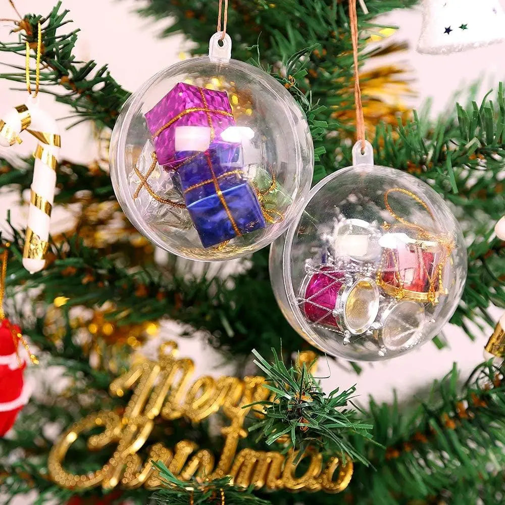 DIY Christmas Balls - 10pcs