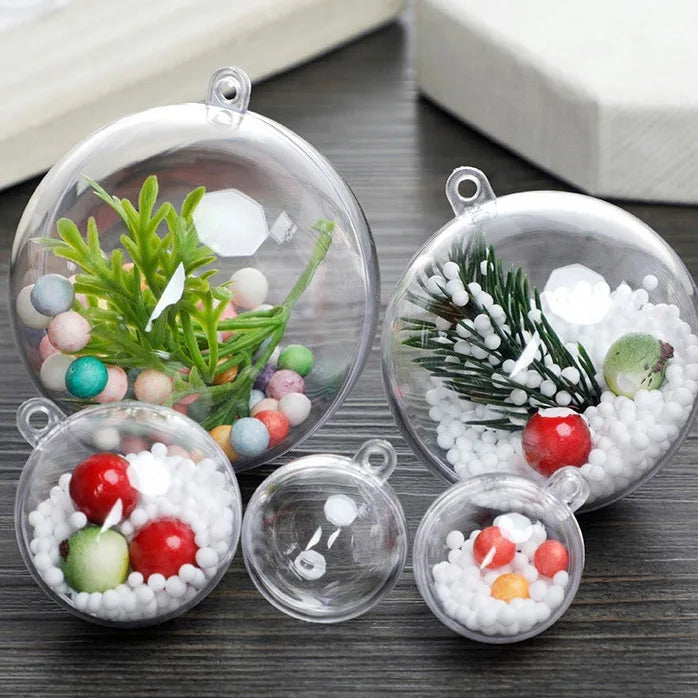 DIY Christmas Balls - 10pcs