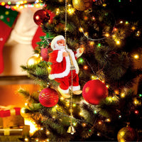 Animated Climbing Santa – Christmas Tree Hanging Decoration