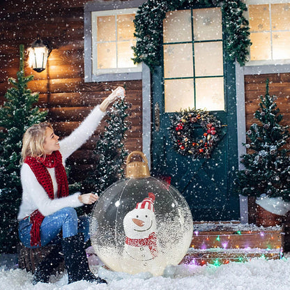 Giant Inflatable Christmas Ornament Ball