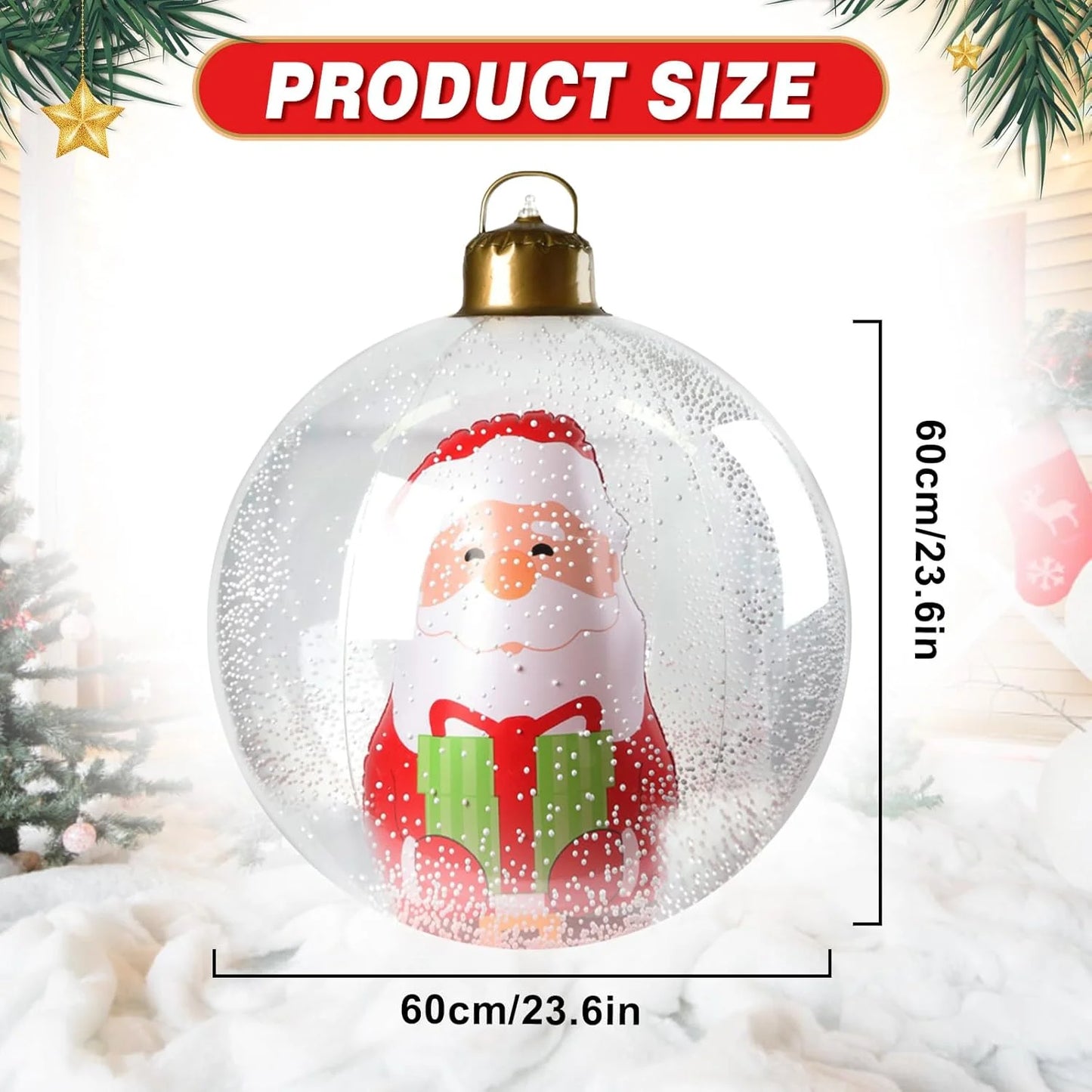 Giant Inflatable Christmas Ornament Ball